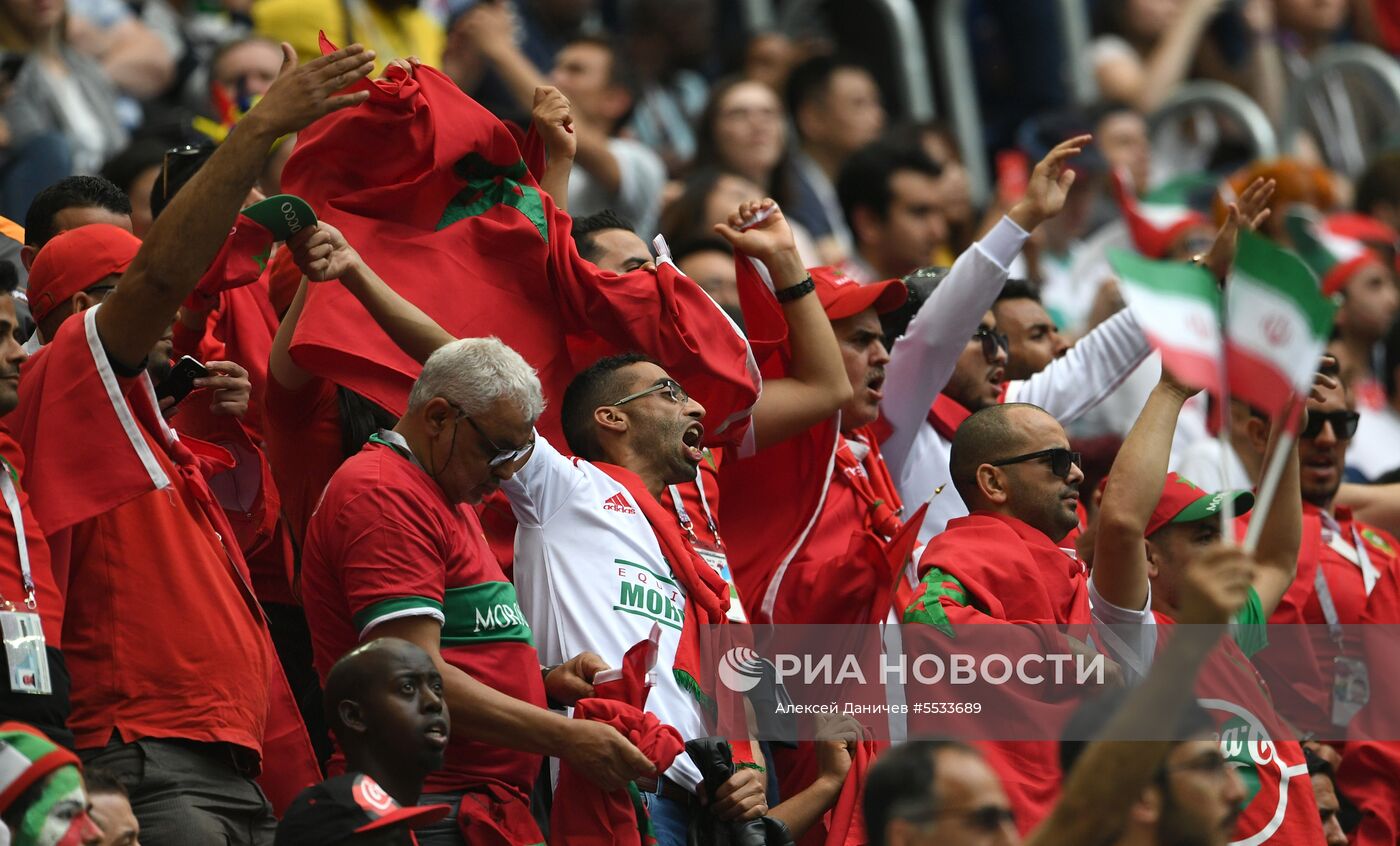 Футбол. ЧМ-2018. Матч Марокко - Иран