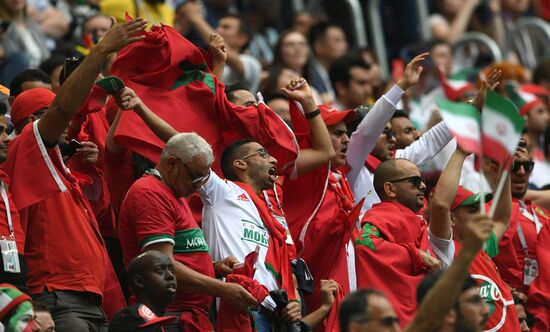 Футбол. ЧМ-2018. Матч Марокко - Иран