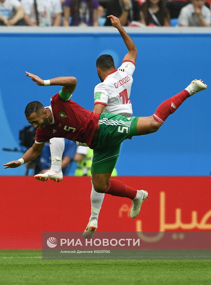 Футбол. ЧМ-2018. Матч Марокко - Иран