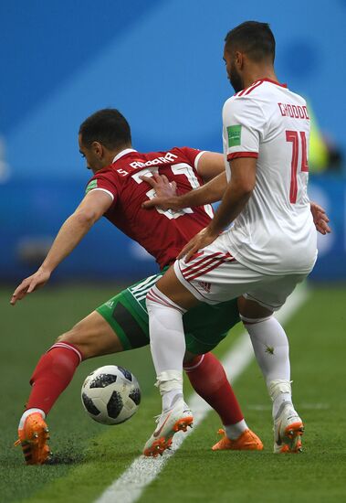 Футбол. ЧМ-2018. Матч Марокко - Иран