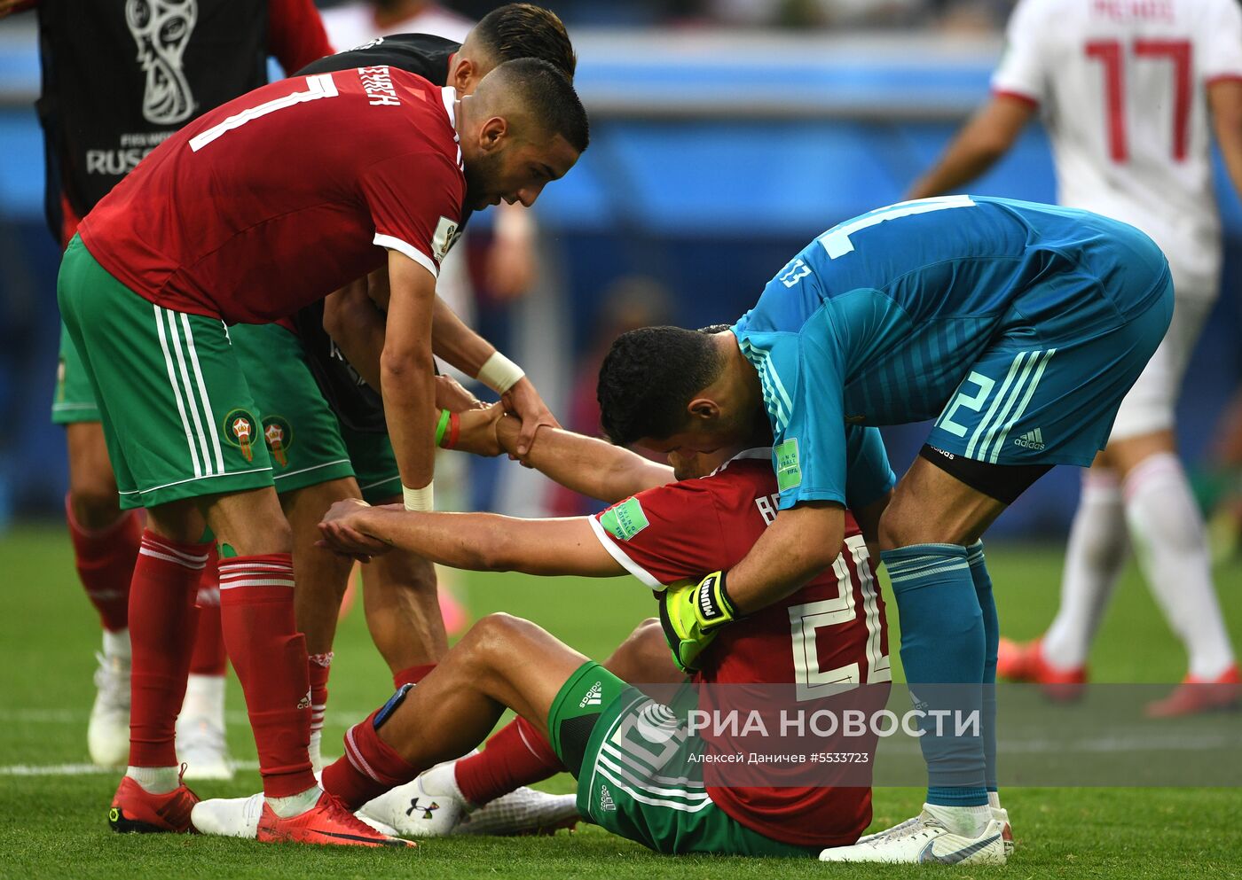 Футбол. ЧМ-2018. Матч Марокко - Иран