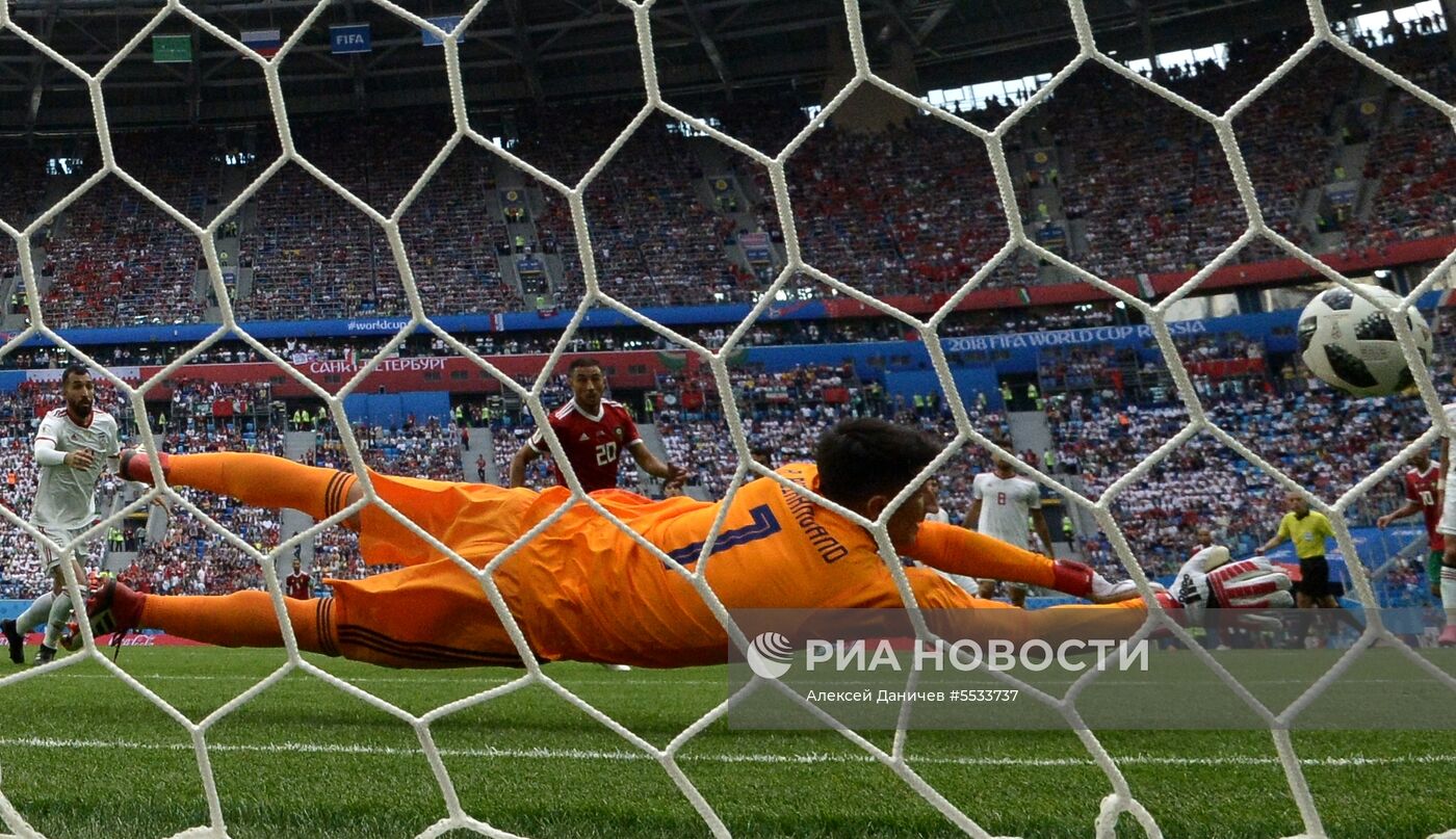 Футбол. ЧМ-2018. Матч Марокко - Иран