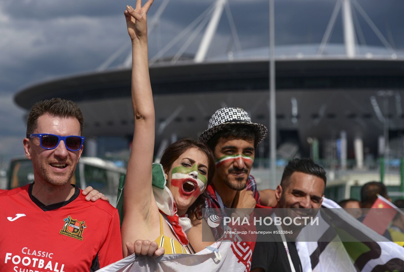 Футбол. ЧМ-2018. Матч Марокко - Иран