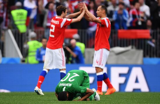 Футбол. ЧМ-2018. Матч Россия - Саудовская Аравия