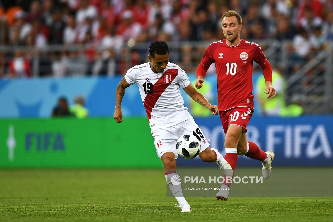 Футбол. ЧМ-2018. Матч Перу - Дания