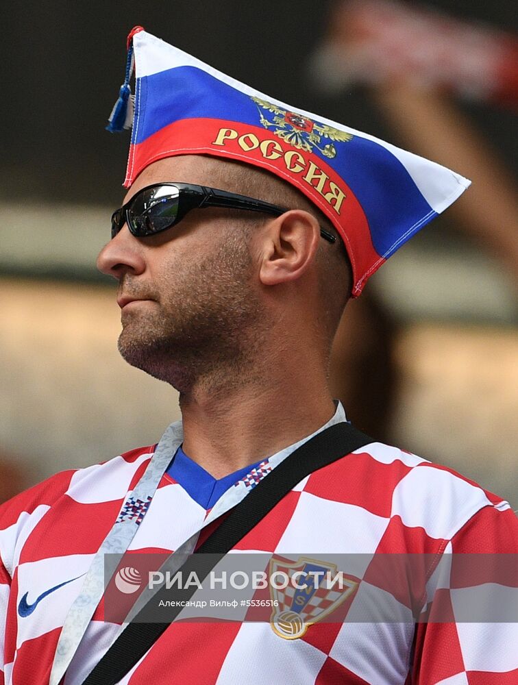 Болельщик сборной Хорватии перед матчем группового этапа чемпионата мира по футболу между сборными Хорватии и Нигерии. Место: Россия, Калининград. Автор: Александр Вильф/РИА Новости. Футбол. ЧМ-2018. Матч Хорватия - Нигерия