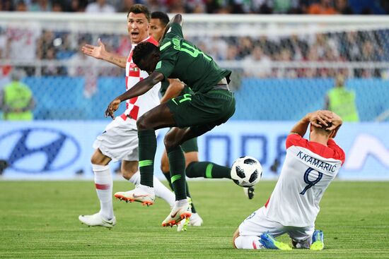 Футбол. ЧМ-2018. Матч Хорватия - Нигерия