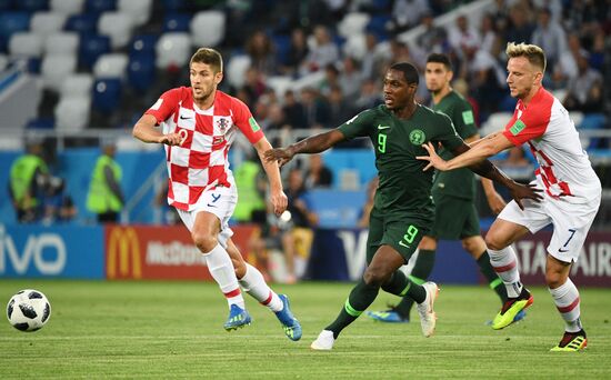 Футбол. ЧМ-2018. Матч Хорватия - Нигерия