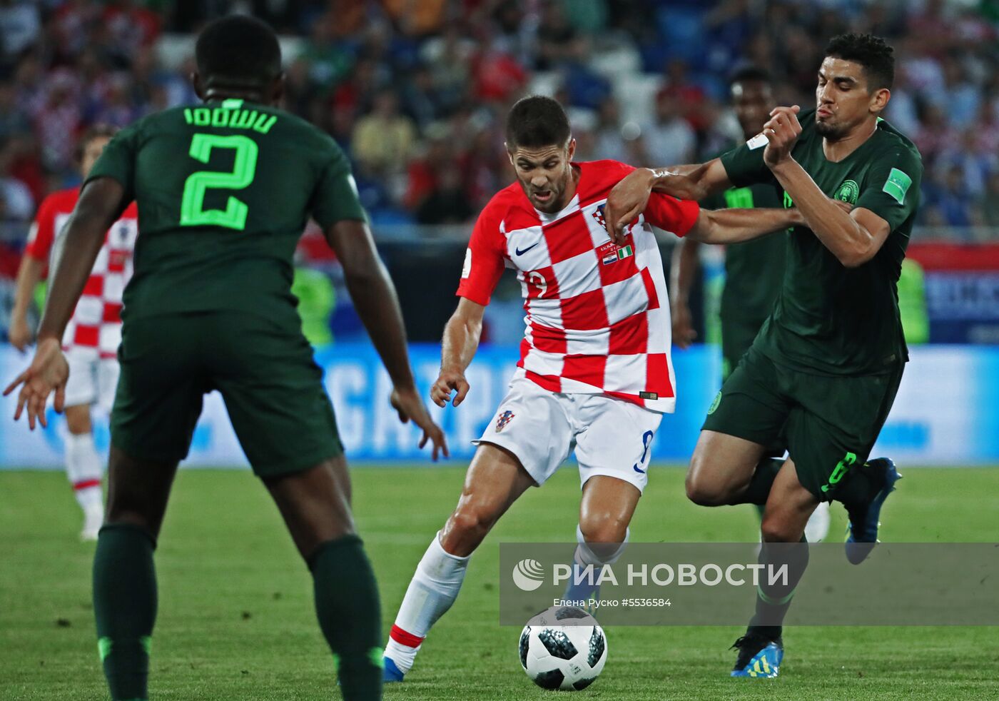 Футбол. ЧМ-2018. Матч Хорватия - Нигерия