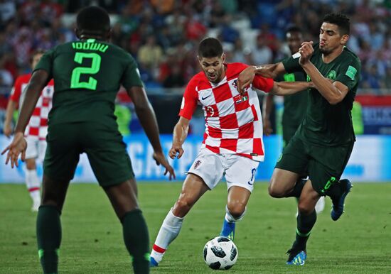 Футбол. ЧМ-2018. Матч Хорватия - Нигерия