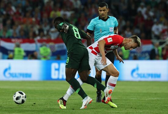 Футбол. ЧМ-2018. Матч Хорватия - Нигерия