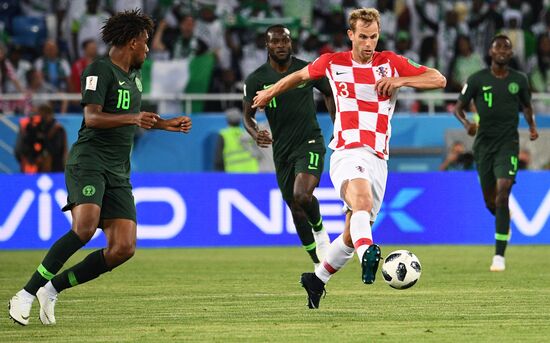Футбол. ЧМ-2018. Матч Хорватия - Нигерия