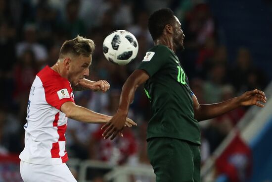 Футбол. ЧМ-2018. Матч Хорватия - Нигерия
