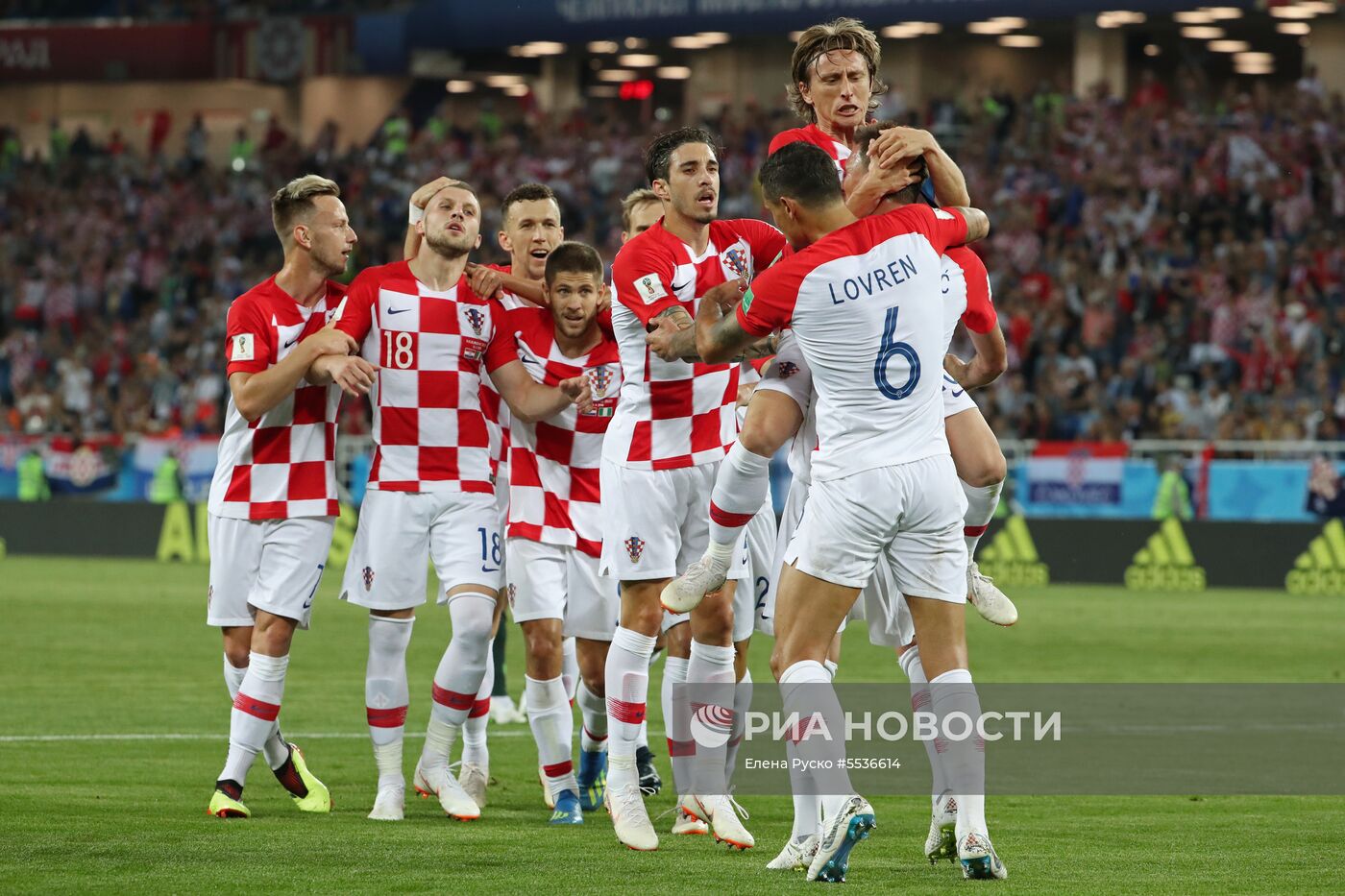 Футбол. ЧМ-2018. Матч Хорватия - Нигерия