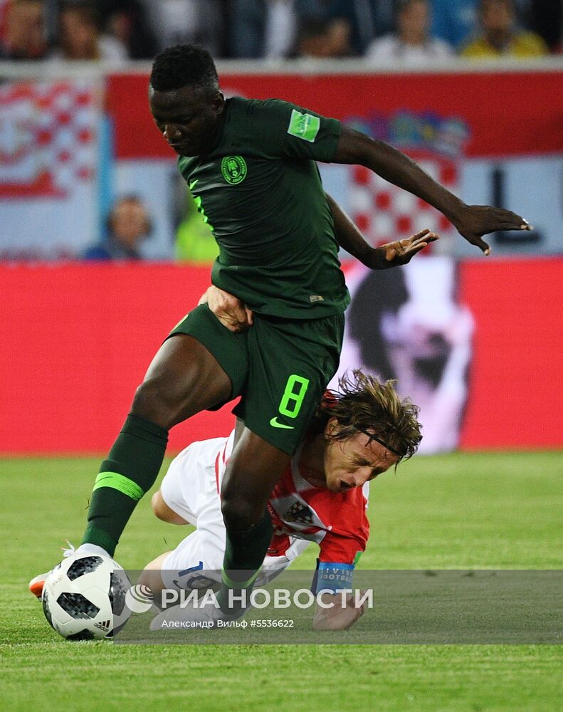 Футбол. ЧМ-2018. Матч Хорватия - Нигерия