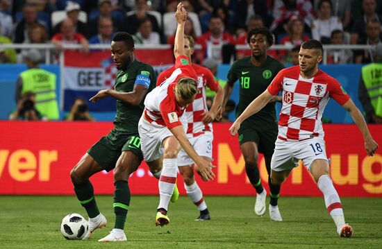 Футбол. ЧМ-2018. Матч Хорватия - Нигерия