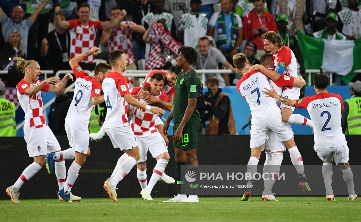 Футбол. ЧМ-2018. Матч Хорватия - Нигерия