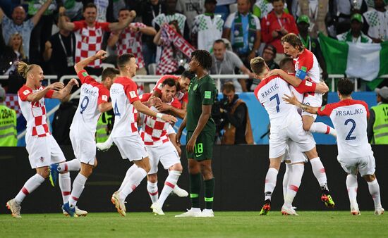 Футбол. ЧМ-2018. Матч Хорватия - Нигерия