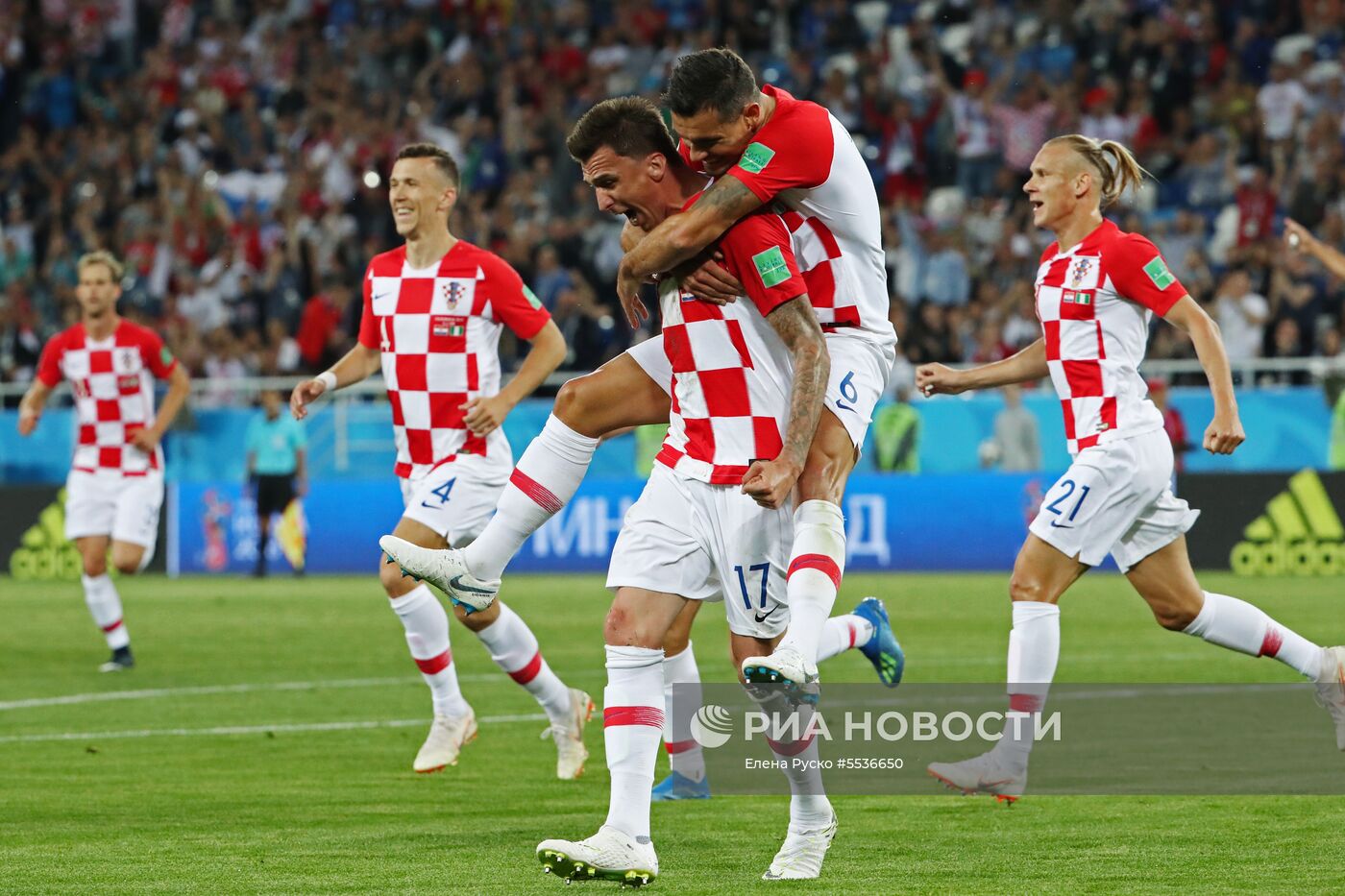 Футбол. ЧМ-2018. Матч Хорватия - Нигерия