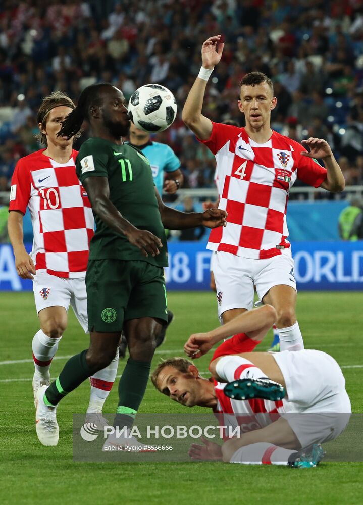 Футбол. ЧМ-2018. Матч Хорватия - Нигерия