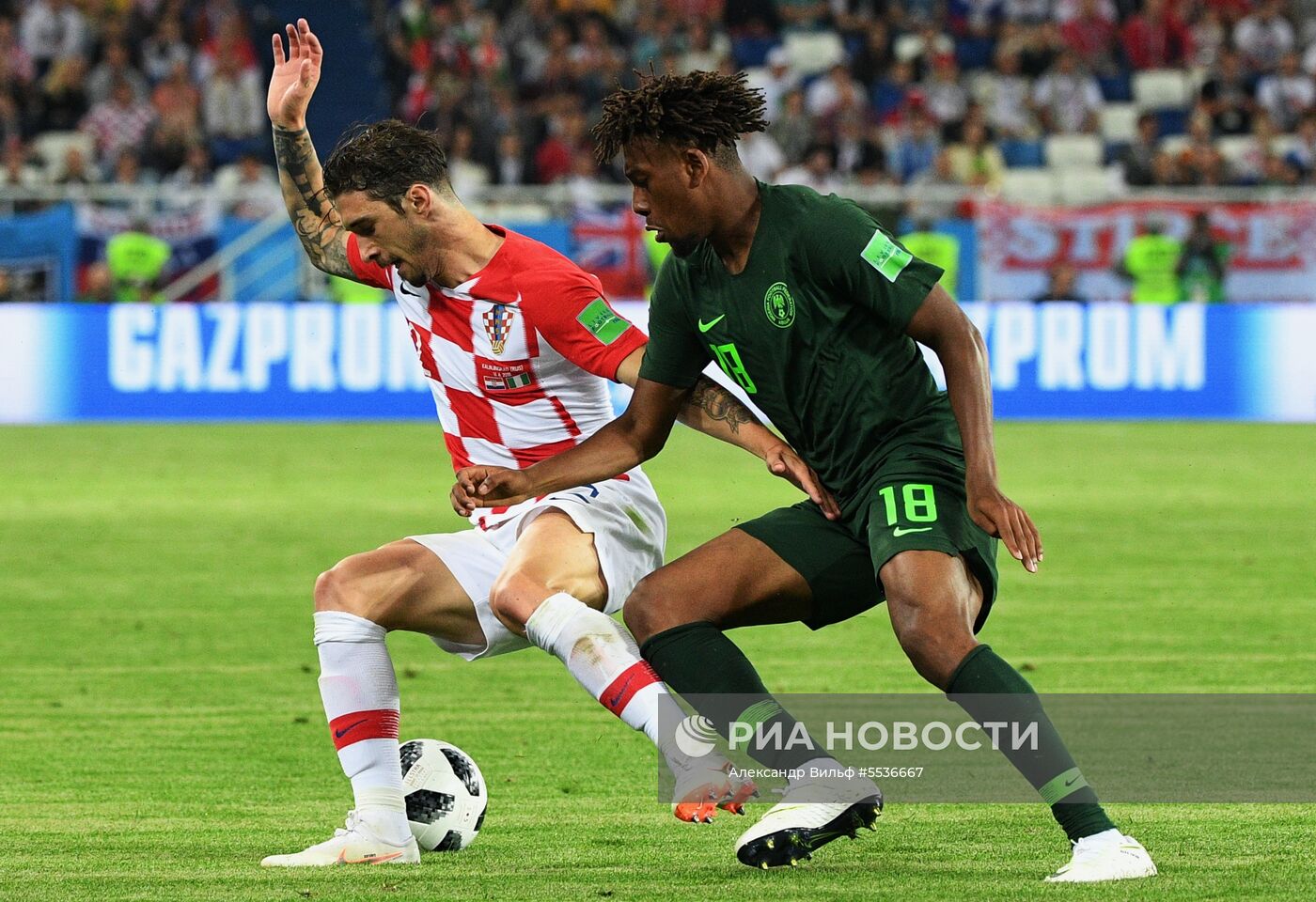 Футбол. ЧМ-2018. Матч Хорватия - Нигерия