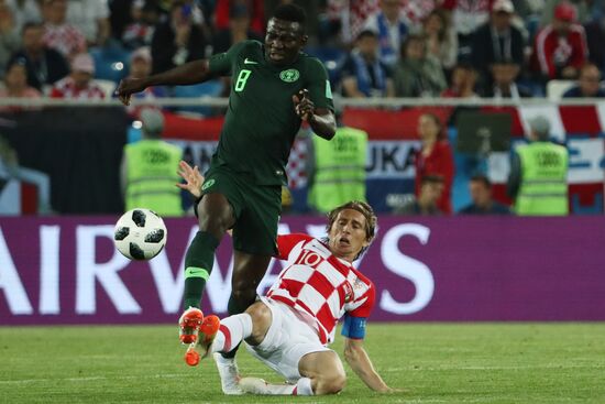 Футбол. ЧМ-2018. Матч Хорватия - Нигерия