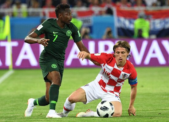 Футбол. ЧМ-2018. Матч Хорватия - Нигерия