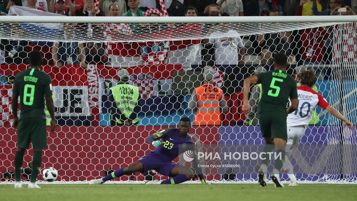Футбол. ЧМ-2018. Матч Хорватия - Нигерия