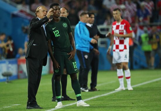 Футбол. ЧМ-2018. Матч Хорватия - Нигерия