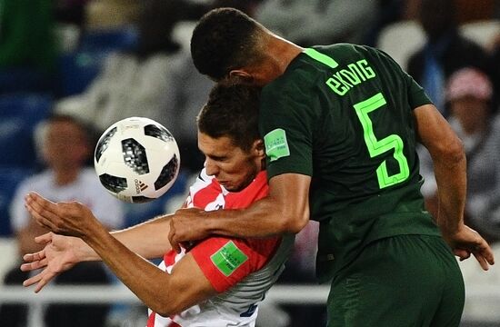 Футбол. ЧМ-2018. Матч Хорватия - Нигерия