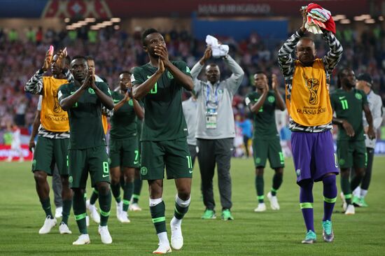 Футбол. ЧМ-2018. Матч Хорватия - Нигерия