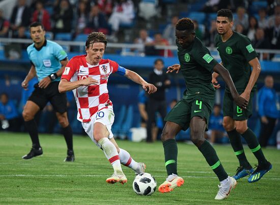 Футбол. ЧМ-2018. Матч Хорватия - Нигерия