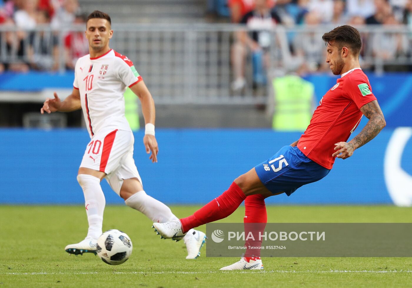 Футбол. ЧМ-2018. Матч Коста-Рика - Сербия