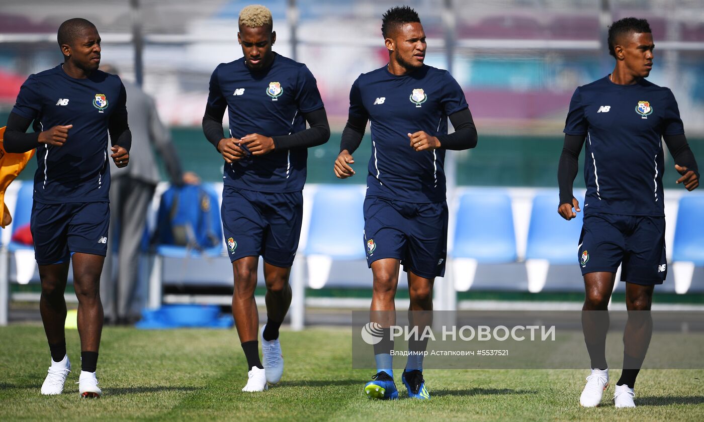 Футбол. ЧМ-2018. Тренировка сборной Панамы