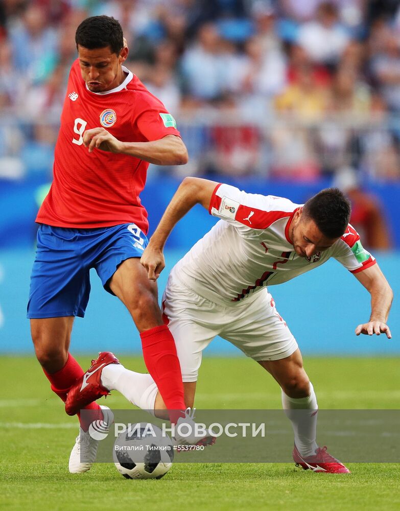 Футбол. ЧМ-2018. Матч Коста-Рика - Сербия 