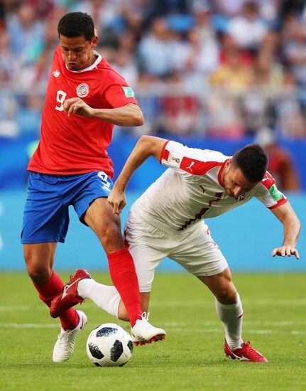 Футбол. ЧМ-2018. Матч Коста-Рика - Сербия 