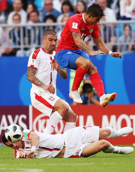 Футбол. ЧМ-2018. Матч Коста-Рика - Сербия 