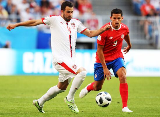 Футбол. ЧМ-2018. Матч Коста-Рика - Сербия 