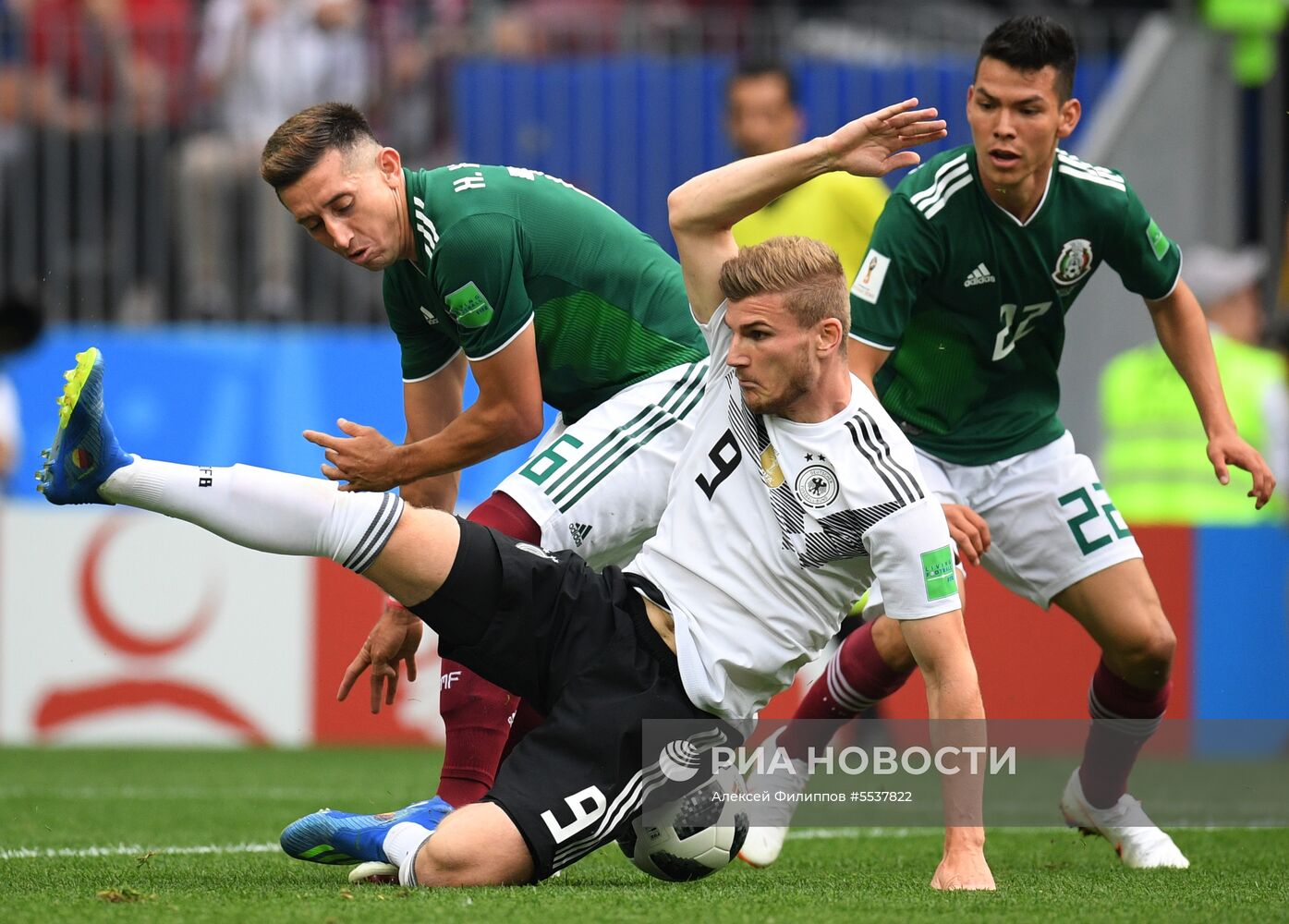 Футбол. ЧМ-2018. Матч Германия - Мексика