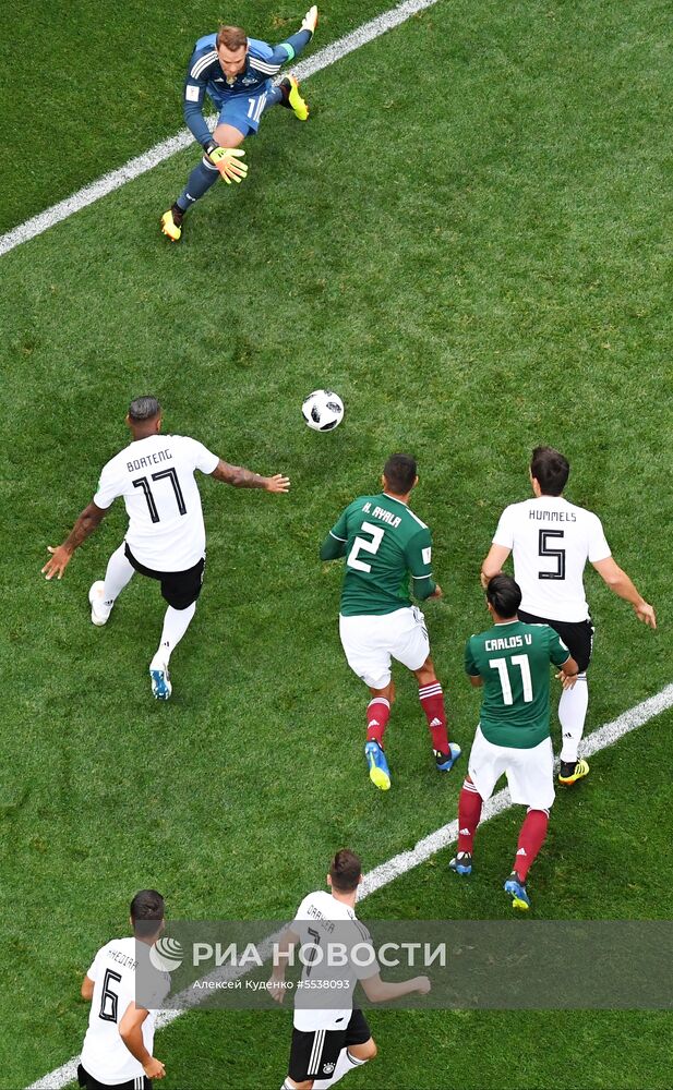 Футбол. ЧМ-2018. Матч Германия - Мексика