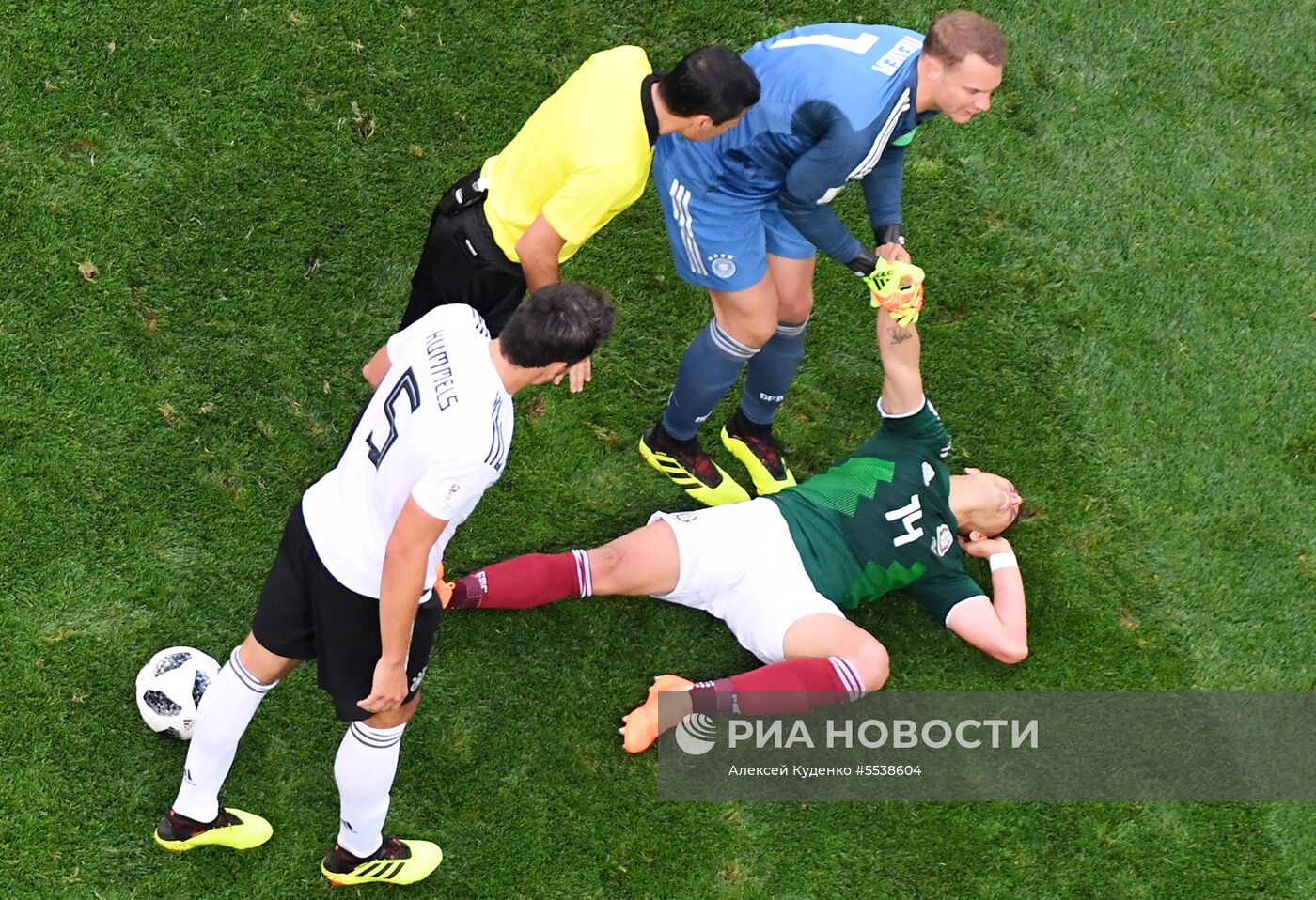 Футбол. ЧМ-2018. Матч Германия - Мексика 