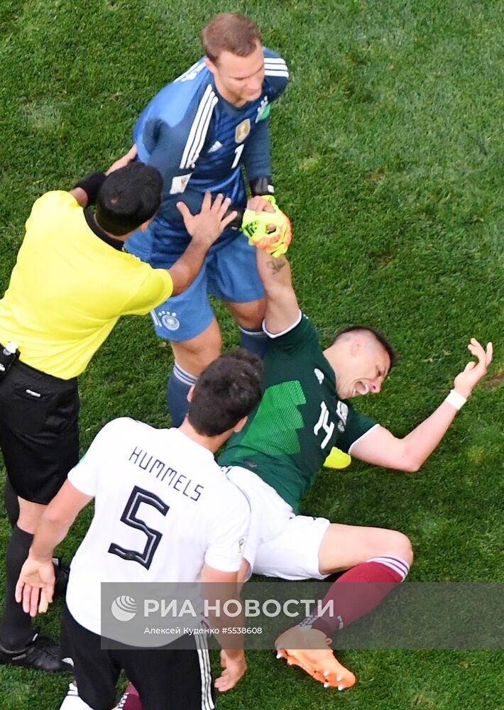 Футбол. ЧМ-2018. Матч Германия - Мексика 