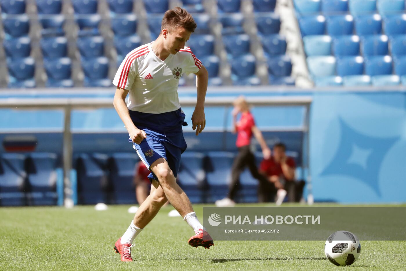 Футбол. ЧМ-2018. Тренировка сборной России