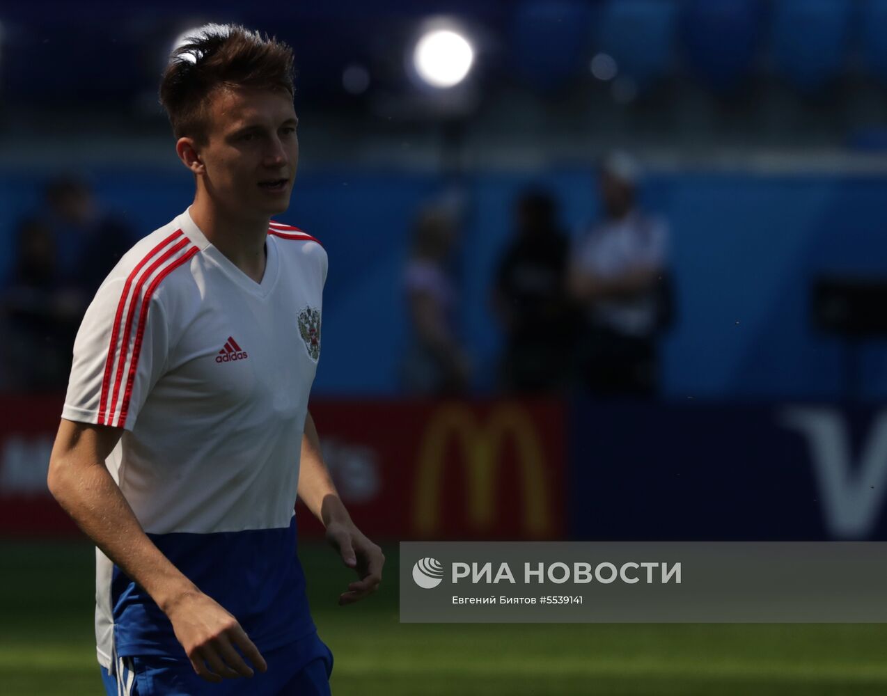 Футбол. ЧМ-2018. Тренировка сборной России