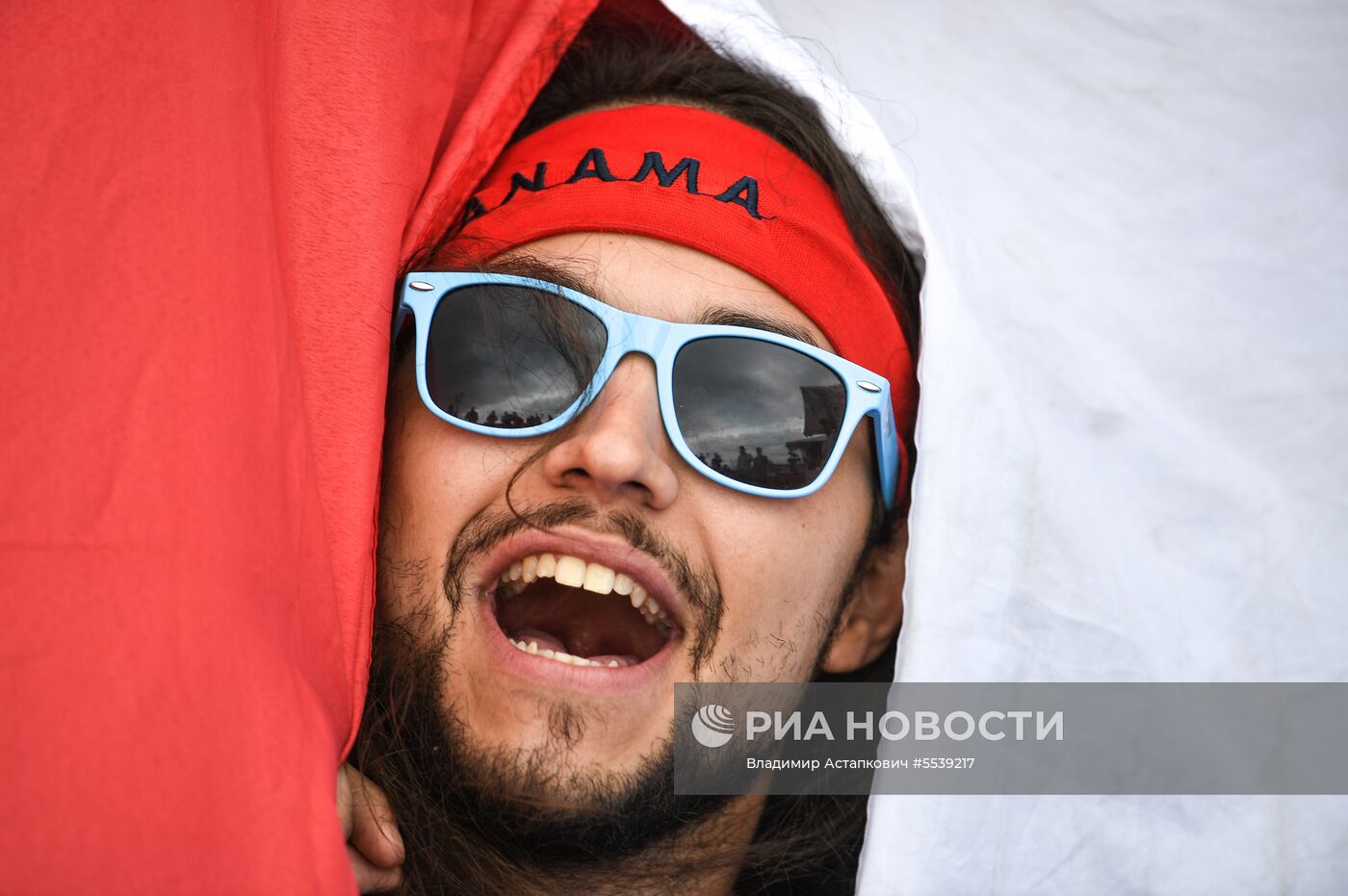 Болельщики перед матчем ЧМ-2018 по футболу между сборными Бельгии и Панамы