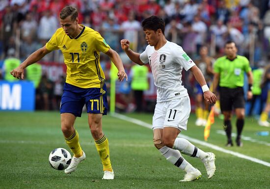 Футбол. ЧМ-2018. Матч Швеция - Республика Корея