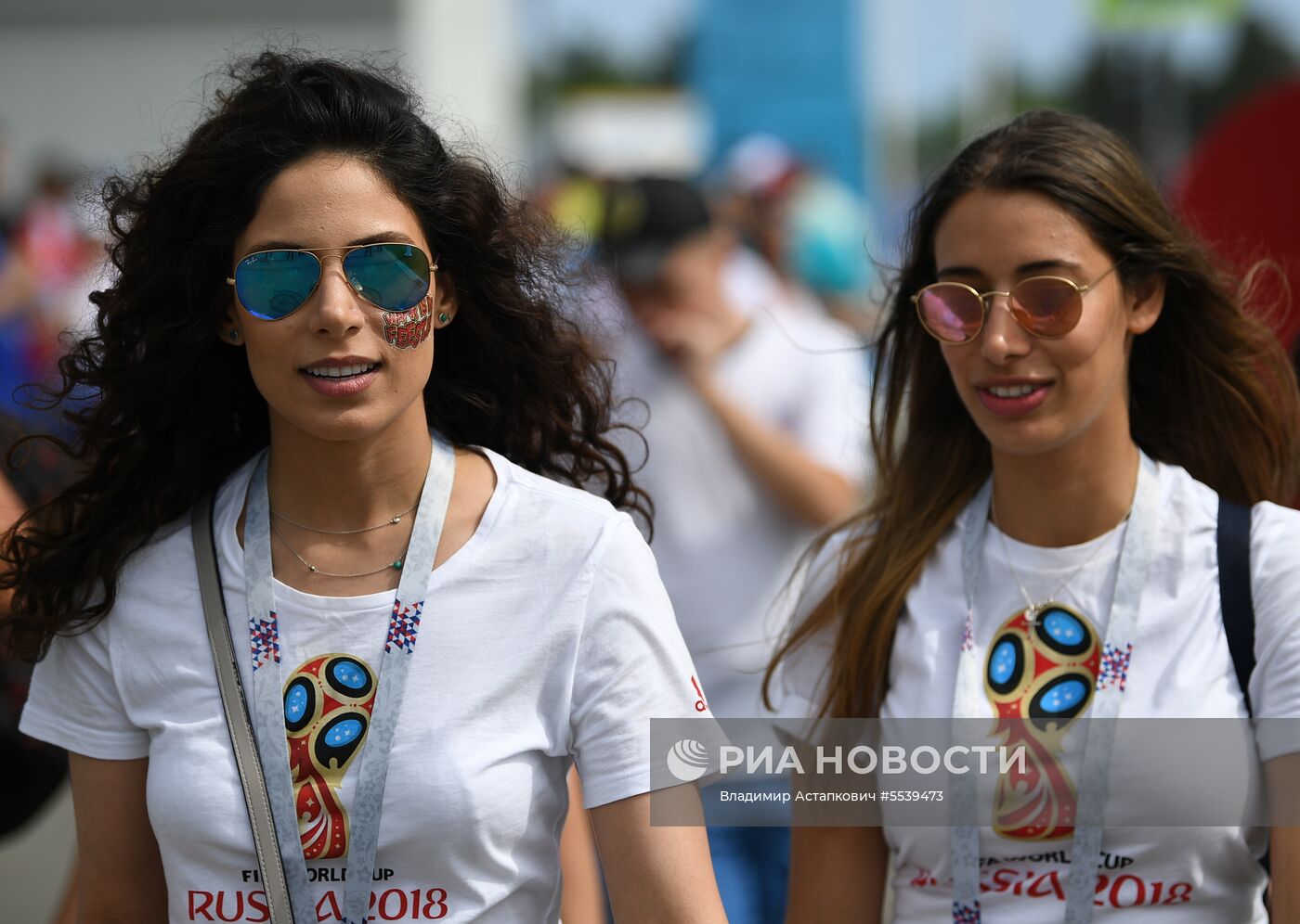 Болельщики перед матчем ЧМ-2018 по футболу между сборными Бельгии и Панамы