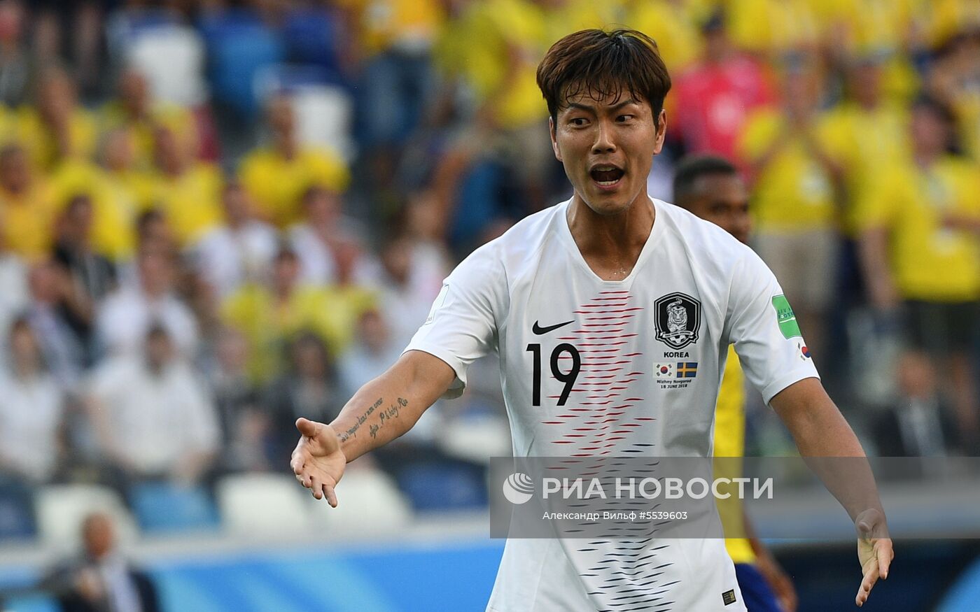 Футбол. ЧМ-2018. Матч Швеция - Республика Корея