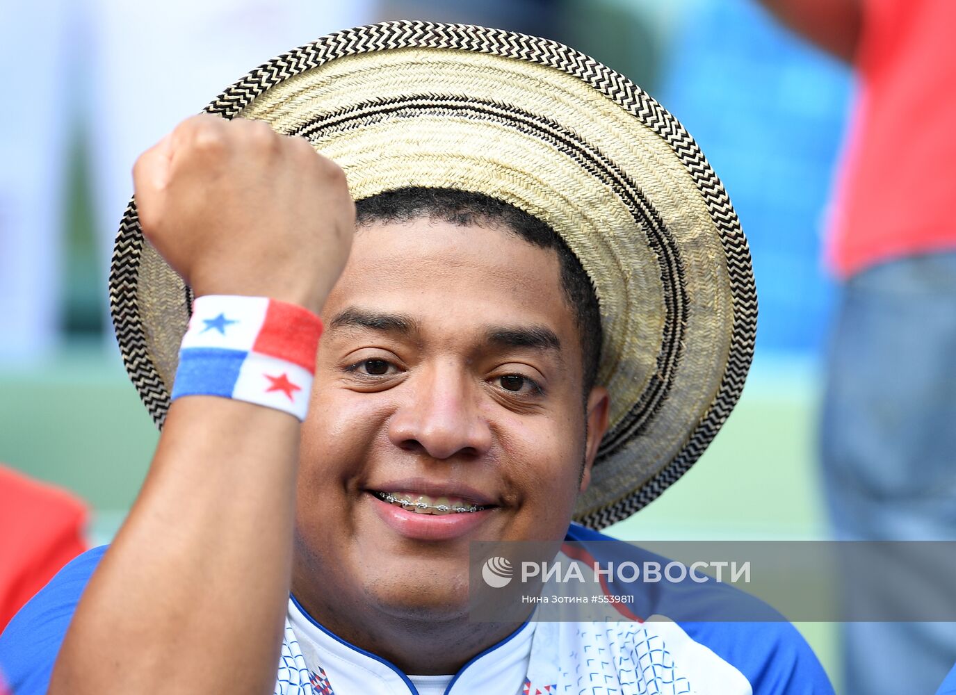 Болельщики перед матчем ЧМ-2018 по футболу между сборными Бельгии и Панамы