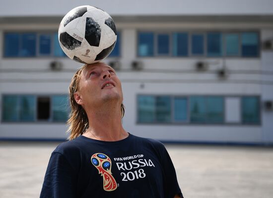 Болельщики перед матчем ЧМ-2018 по футболу между сборными Бельгии и Панамы